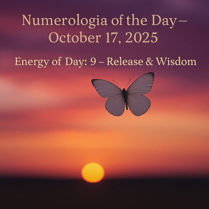 🔮 Numerology of the Day – October 17, 2025
