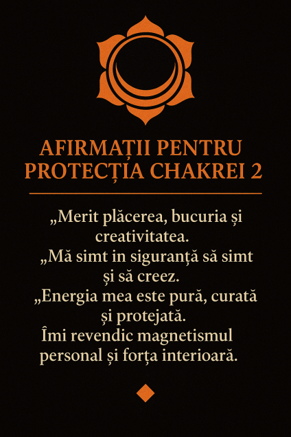 🔶 Atacuri Energetice pe Chakra 2 – Svadhisthana