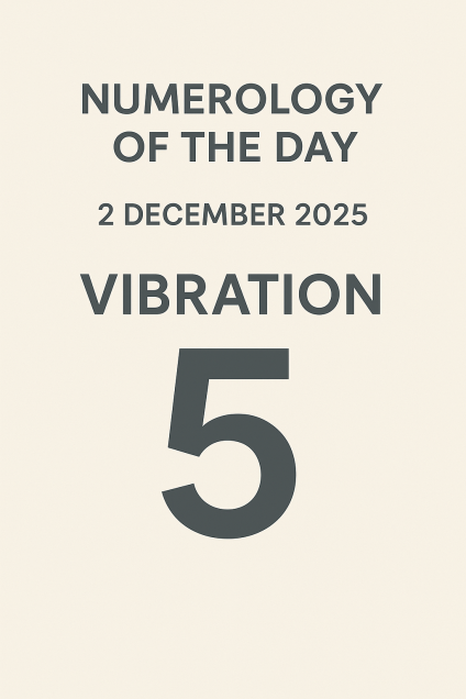 ✨ Numerology of the Day – December 2, 2025 ✨
