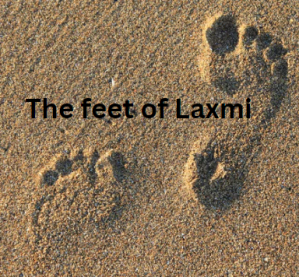 The feet of Laxmi