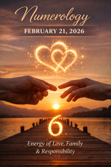 ✨ Numerology for February 21, 2026