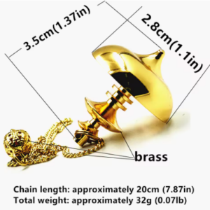 Extraterrestrial Pendulum - medium size, golden