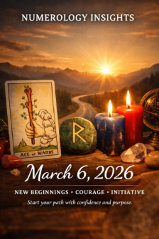 Numerology of the day  March 6,2026