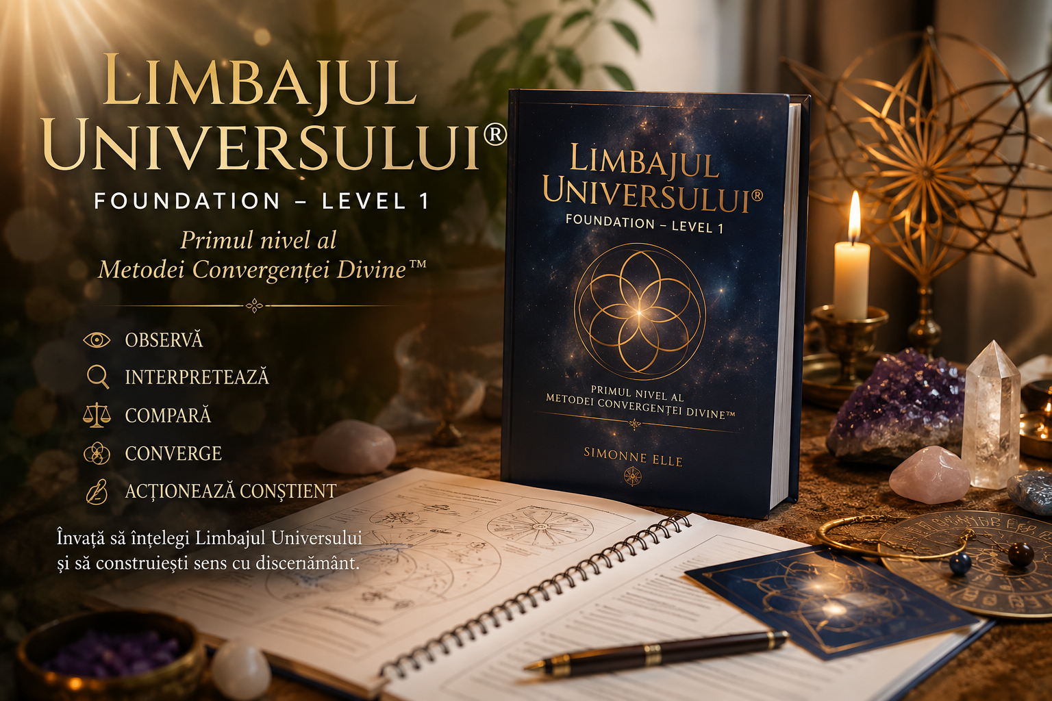 LIMBAJUL UNIVERSULUI®~Metoda Convergenței Divine™ -Foundation (Level 1) - Image 2