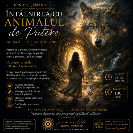 ÎNTÂLNIREA CU ANIMALUL DE PUTERE -seria Hipnoze Șamanice
